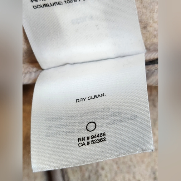 Laundry by Shelli Segal Drape Front Wool Blend Coat, Grey and Light Pink… - Picture 16 of 16